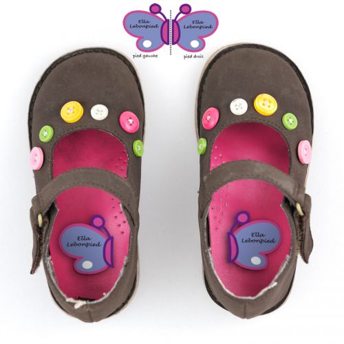 Stick-on Preschool Girl Shoes Labels