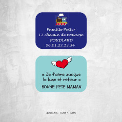 Grands Autocollants - L