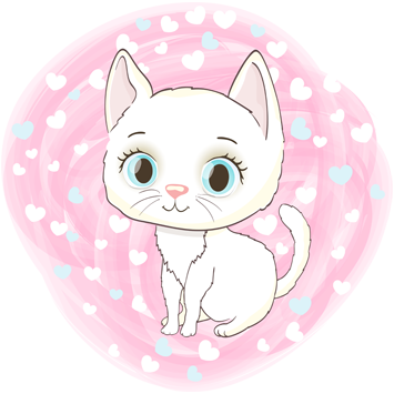 chaton_rose